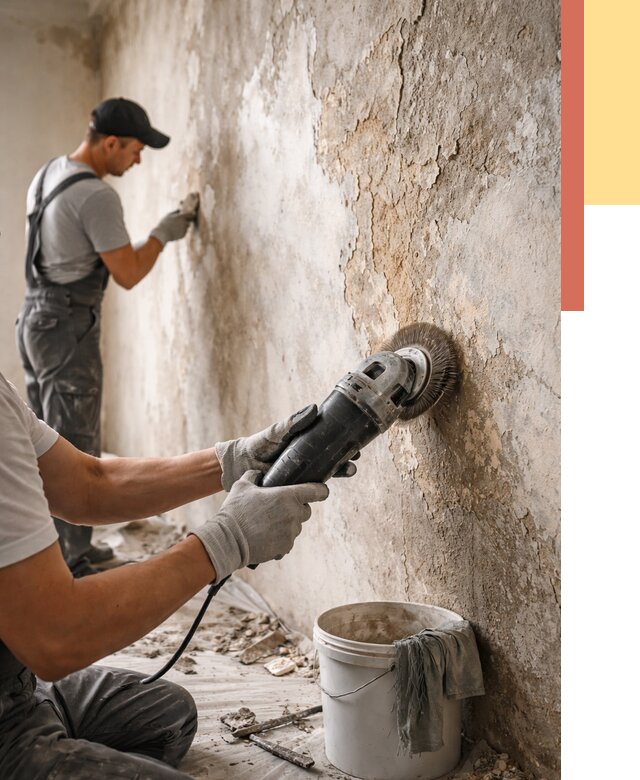 Снятие и удаление краски со стен в Горячем Ключе от 2170 руб. — ОТДЕЛОЧНИК-Грч