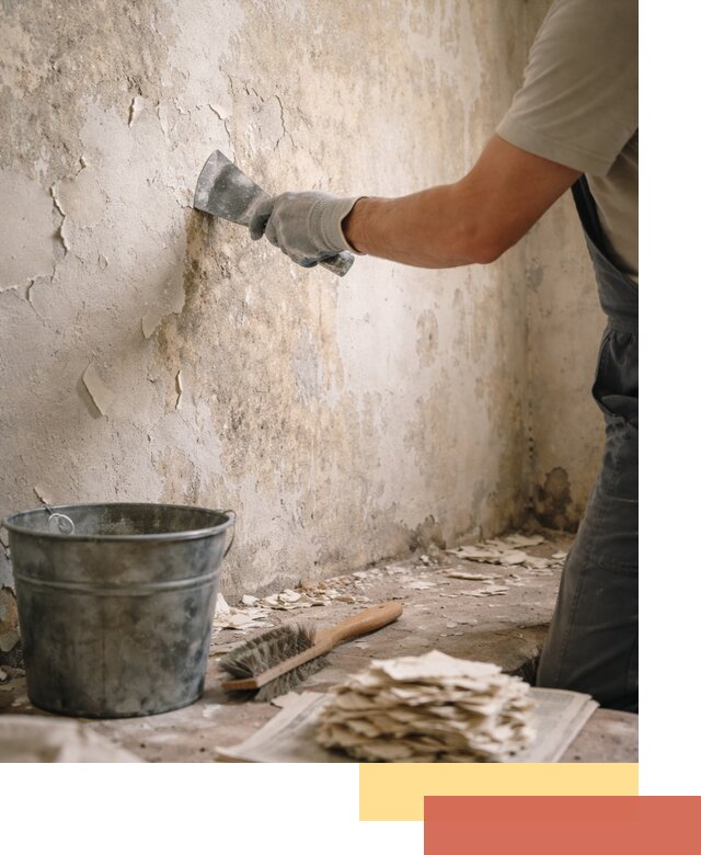 Удаление старой краски со стен в Горячем Ключе качественно и быстро