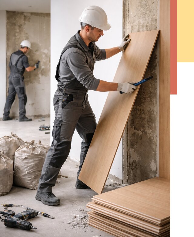 Демонтаж стеновых панелей в Горячем Ключе от 3617 руб. за м² быстро и недорого | ОТДЕЛОЧНИК-Грч