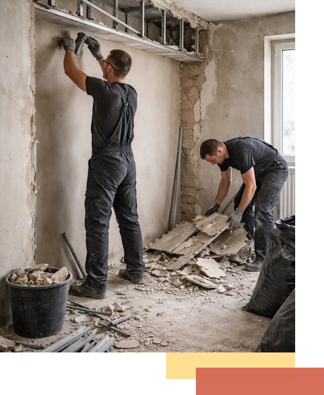 Демонтаж короба из гипсокартона в Горячем Ключе быстро и аккуратно