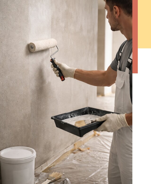 Грунтовка стен в Горячем Ключе от 2273 руб. м2 — быстро, недорого, с материалом | ОТДЕЛОЧНИК-Грч