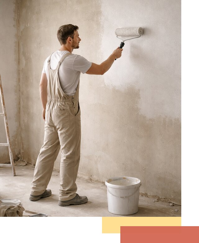 Грунтовка стен под отделку в Горячем Ключе профессиональным раствором