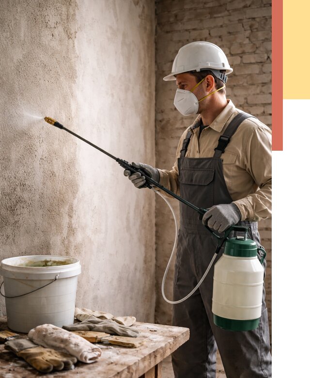 Антисептическая обработка стен в Горячем Ключе от 1240 руб. — быстро и недорого | ОТДЕЛОЧНИК-Грч