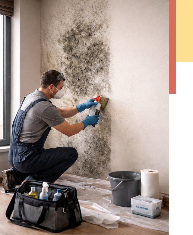 Удаление плесени со стен в Горячем Ключе от 2222 руб. — быстро и недорого | ОТДЕЛОЧНИК-Грч