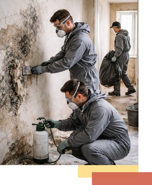 Удаление плесени со стен профессионально в Горячем Ключе