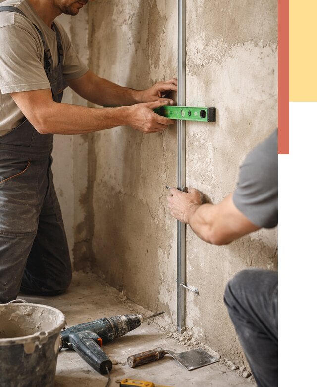 Установка штукатурных маяков в Горячем Ключе от 7233 руб. — быстро и недорого | ОТДЕЛОЧНИК-Грч