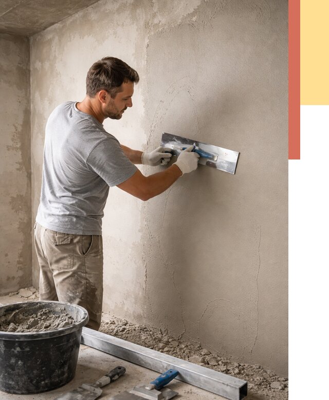 Штукатурка стен без маяков в Горячем Ключе от 7440 руб/м2 — услуги и цена | ОТДЕЛОЧНИК-Грч