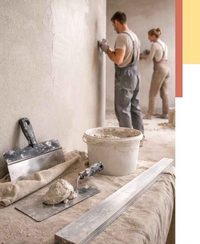 Штукатурка стен гипсовая в Горячем Ключе от 4650 руб/м2 — быстро и недорого | ОТДЕЛОЧНИК-Грч