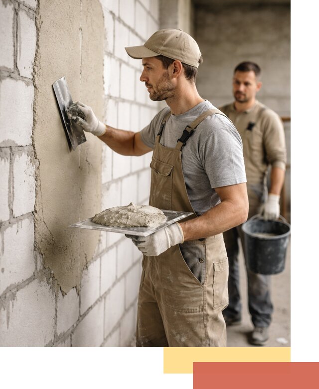 Штукатурка стен из газобетона в Горячем Ключе под ключ