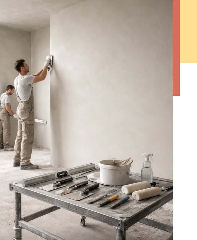 Штукатурка стен под покраску в Горячем Ключе от 4650 руб./м² — качественно и недорого | ОТДЕЛОЧНИК-Грч