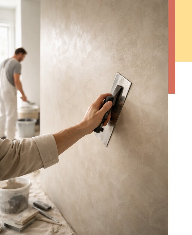 Венецианская штукатурка в Горячем Ключе от 3617 руб/м² — нанесение стен под ключ | ОТДЕЛОЧНИК-Грч