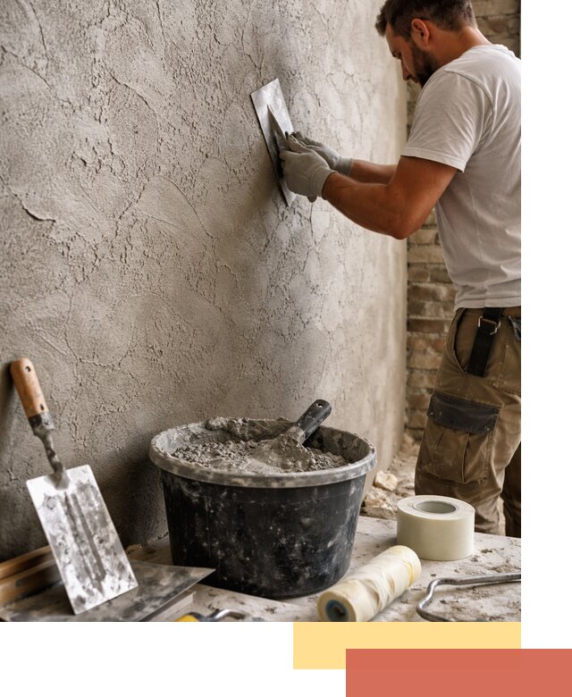 Декоративная штукатурка лофт в Горячем Ключе — отделка стен и потолков