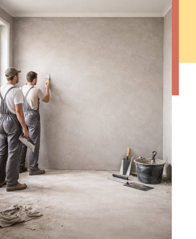 Микробетон на стены в Горячем Ключе от 1292 руб. — нанесение и отделка | ОТДЕЛОЧНИК-Грч