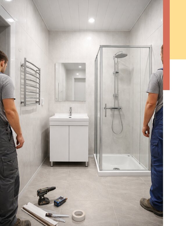 Отделка ванной комнаты панелями ПВХ в Горячем Ключе от 4650 руб. за м2 | ОТДЕЛОЧНИК-Грч