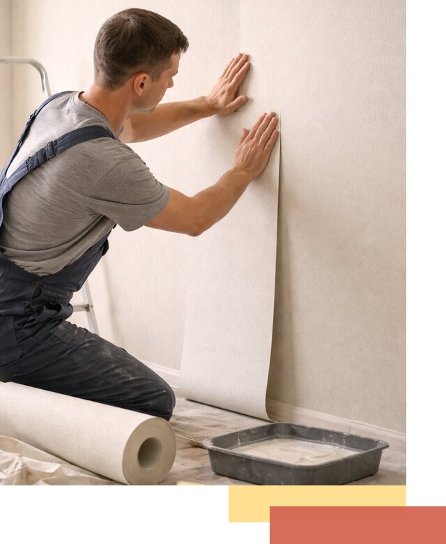 Поклейка флизелиновых обоев в Горячем Ключе качественно и быстро