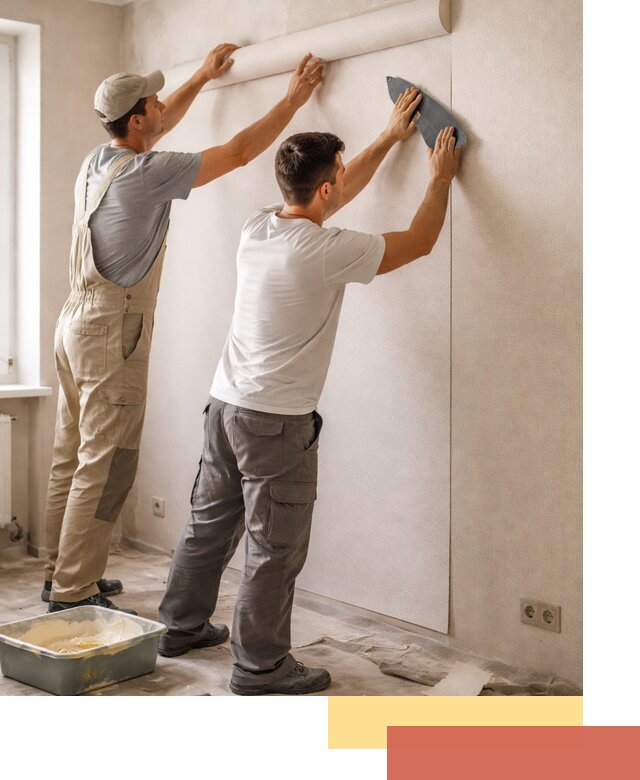 Поклейка виниловых обоев в Горячем Ключе профессионально и качественно