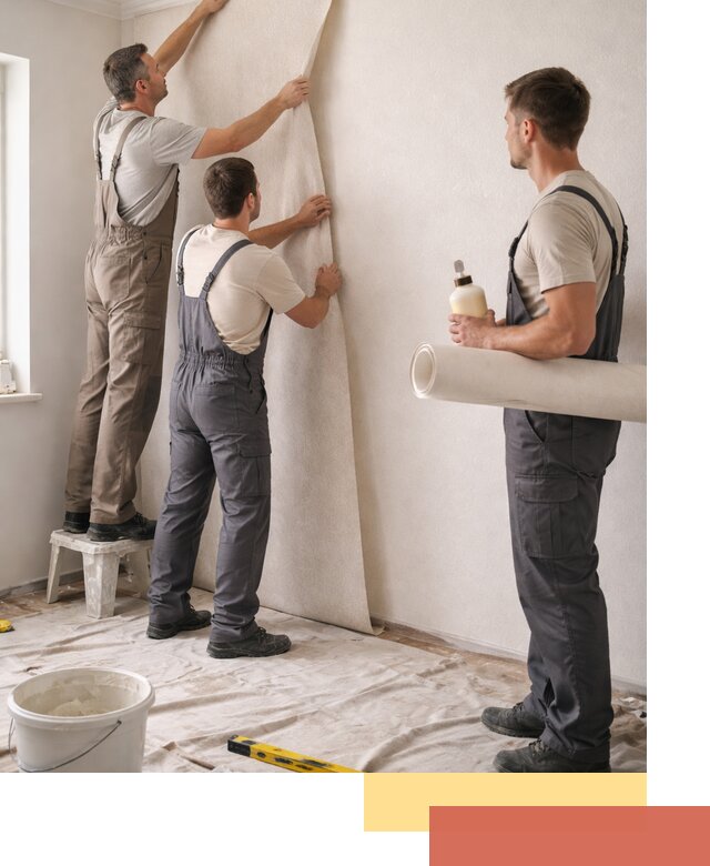 Оклейка стен обоями в Горячем Ключе — качественно и профессионально