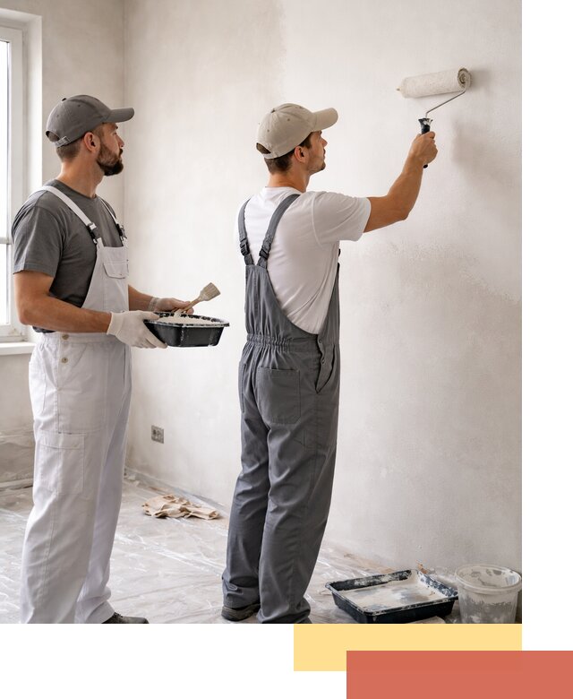 Покраска стен водоэмульсионной краской в Горячем Ключе