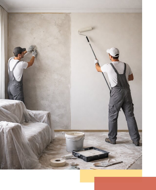 Покраска стен антивандальной краской в Горячем Ключе