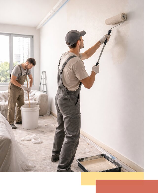 Покраска стен в офисе в Горячем Ключе — быстрый и качественный ремонт