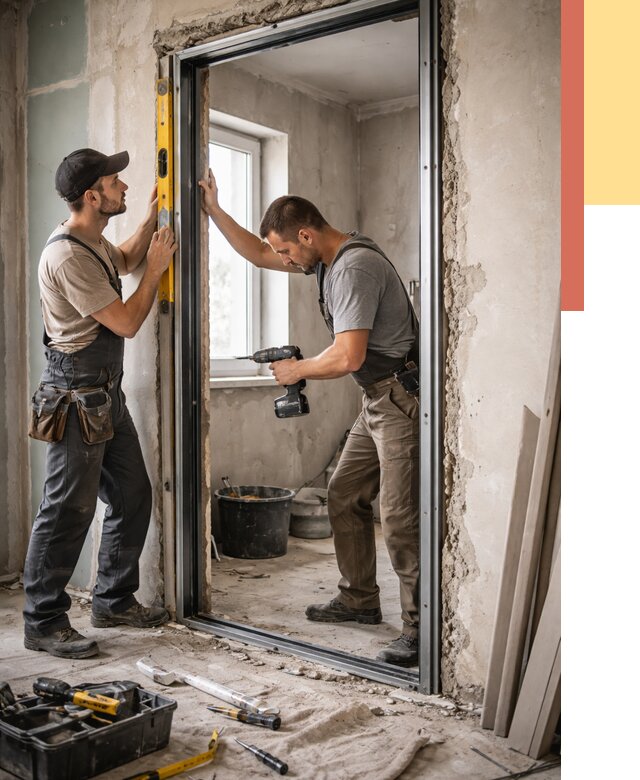 Закладка дверного проема в Горячем Ключе от 3617 руб. — быстро и недорого | ОТДЕЛОЧНИК-Грч