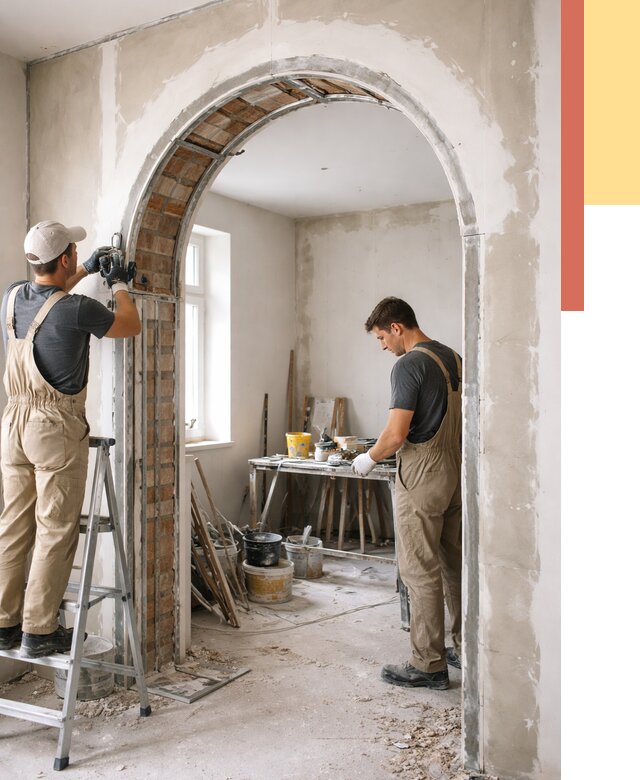 Устройство арочного проема в Горячем Ключе от 9816 руб. под ключ — быстро и недорого | ОТДЕЛОЧНИК-Грч