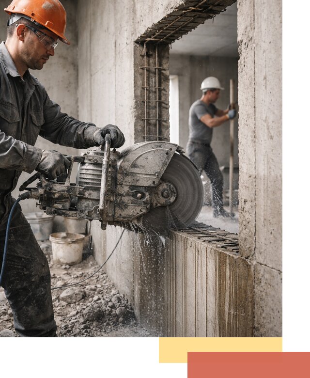 Алмазная резка проемов в Горячем Ключе быстро и точно