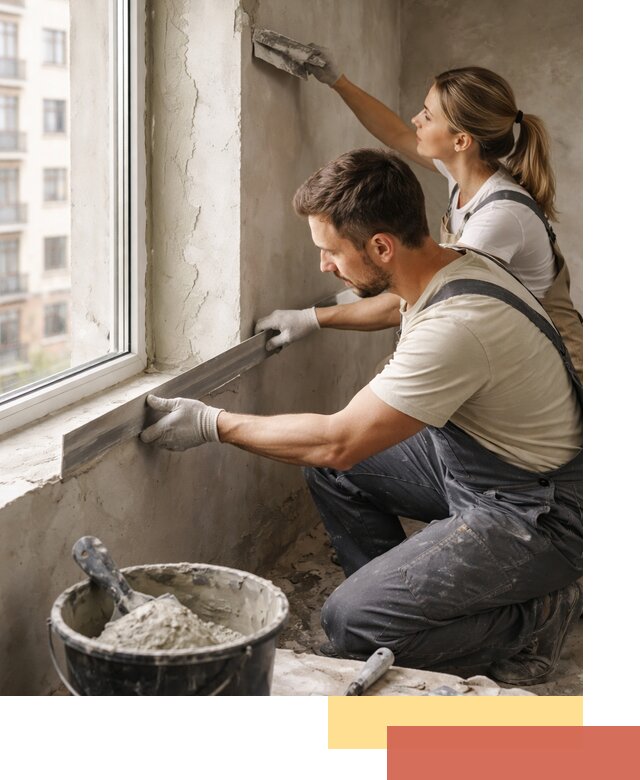 Штукатурка откосов дверей и окон профессионально в Горячем Ключе