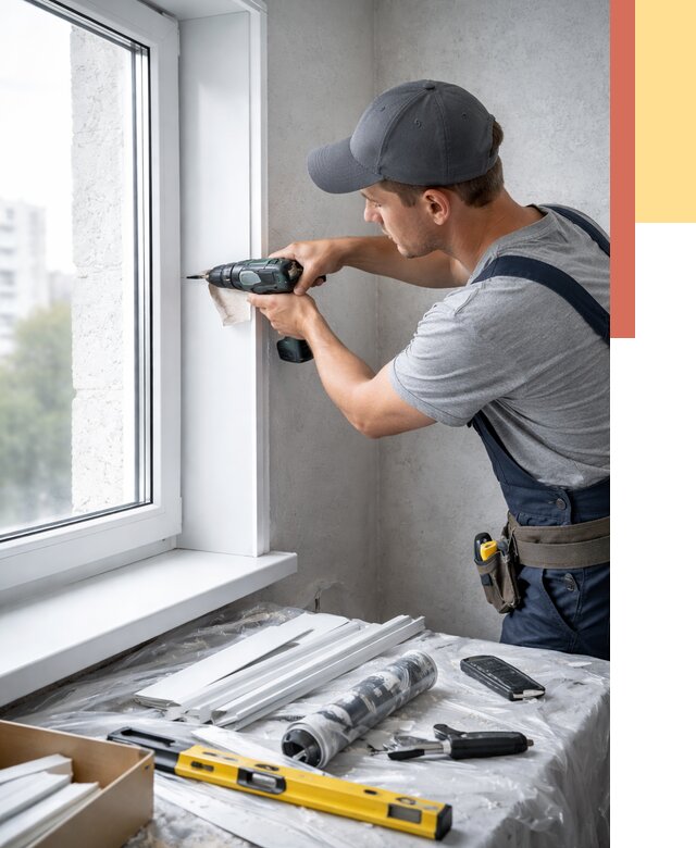 Установка пластиковых откосов в Горячем Ключе от 2325 руб. | ОТДЕЛОЧНИК-Грч монтаж, быстро и недорого