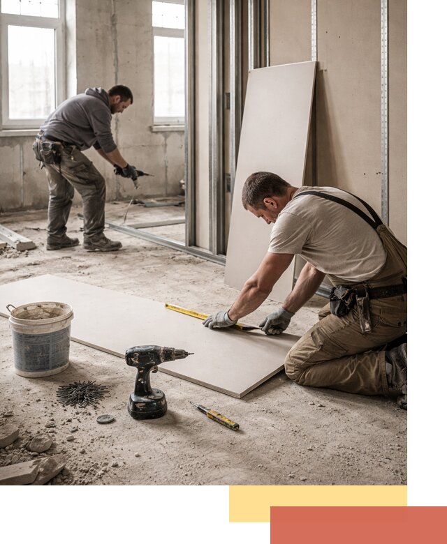 Кладка перегородок из ПГП под ключ в Горячем Ключе