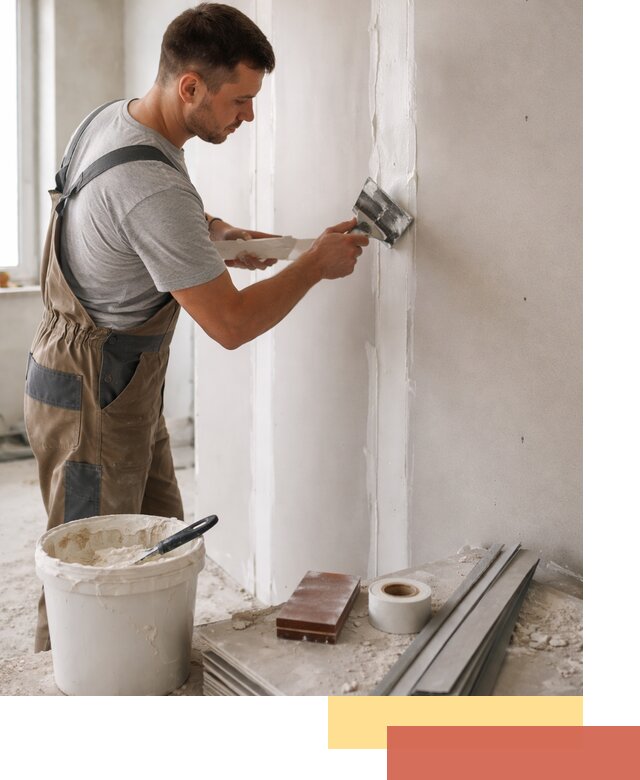 Шпаклевка перегородок из гипсокартона в Горячем Ключе качественно и быстро