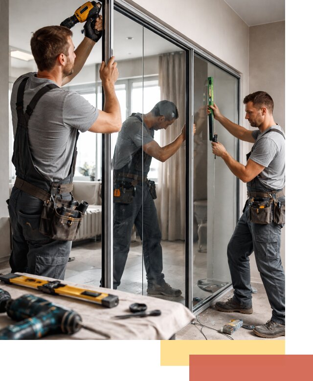 Каркасные стеклянные перегородки под ключ в Горячем Ключе