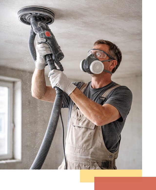 Шлифовка потолка в Горячем Ключе — качественная подготовка под отделку