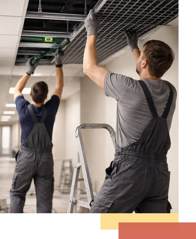 Монтаж потолка Грильято в Горячем Ключе: установка под ключ качественно