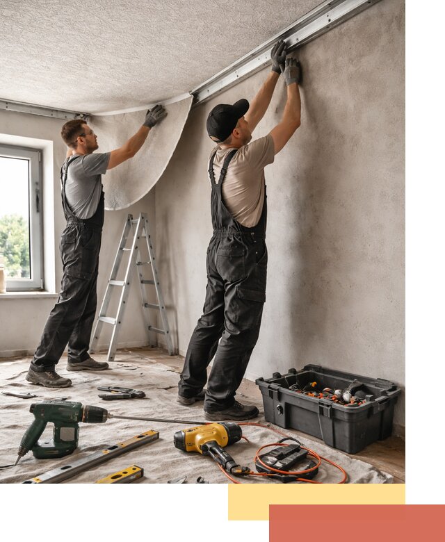 Монтаж фактурного натяжного потолка в Горячем Ключе качественно и быстро