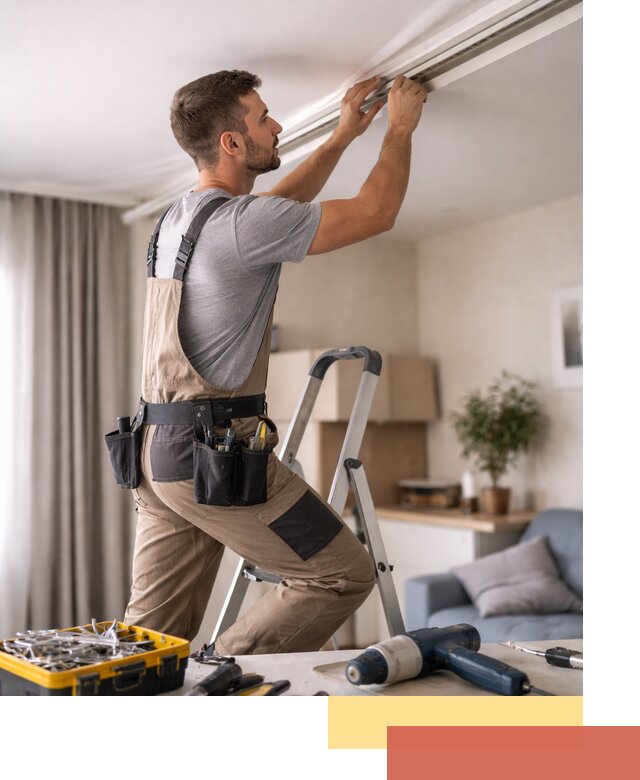 Ремонт натяжных потолков в Горячем Ключе — качественно и оперативно