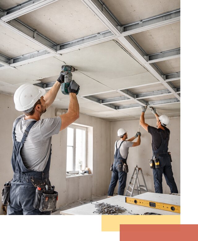 Кессонный потолок из гипсокартона под ключ в Горячем Ключе