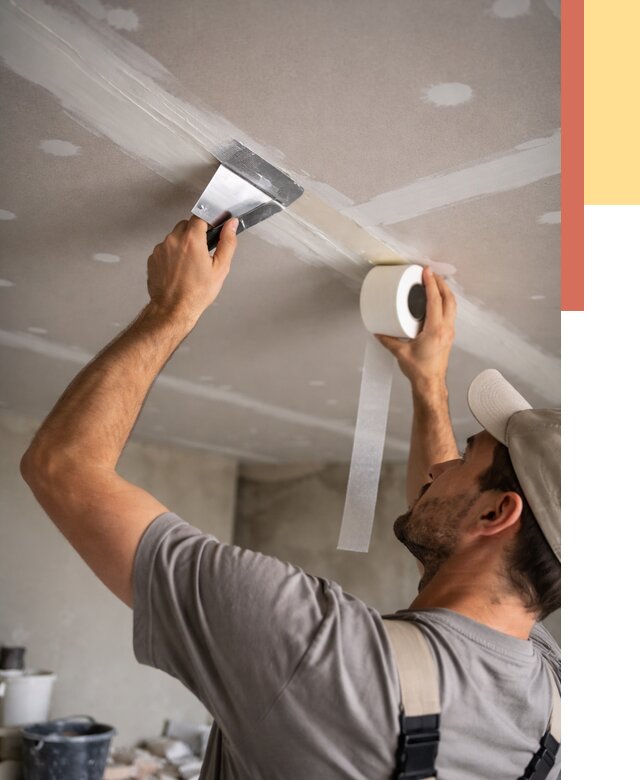 Обработка швов потолка ГКЛ в Горячем Ключе от 7750 руб. под ключ | ОТДЕЛОЧНИК-Грч