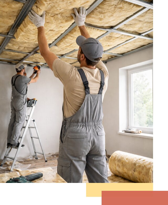 Утепление потолка под ключ в Горячем Ключе качественно и быстро