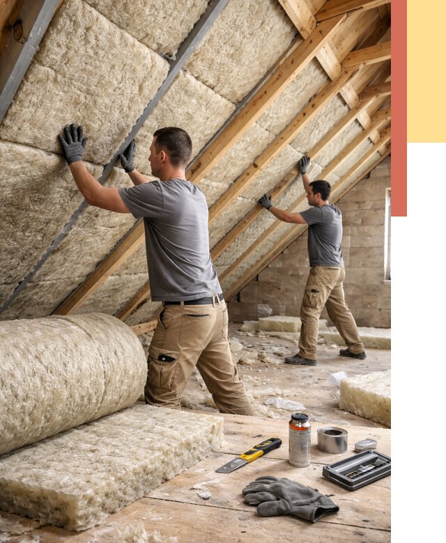 Утепление потолка минватой в Горячем Ключе от 1498 руб. — быстро и недорого | ОТДЕЛОЧНИК-Грч